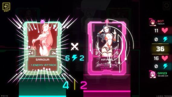 Underground Waifus deck and collection screen